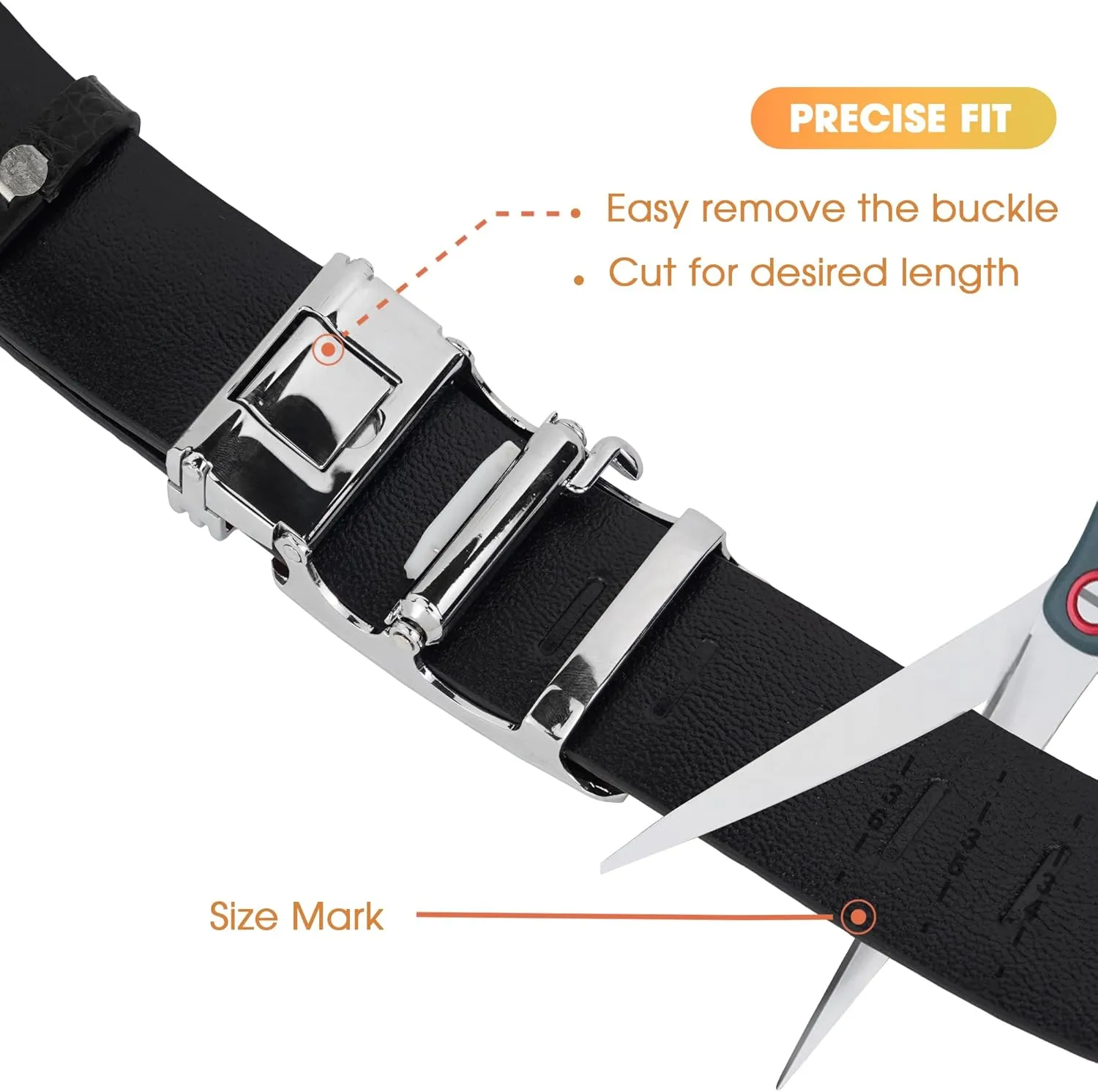 AIIigator Belt Men Leather Straight Belts Handmade Buckle Durable Dress Belt Classic Fashion Gift For Dad Boss Teacher