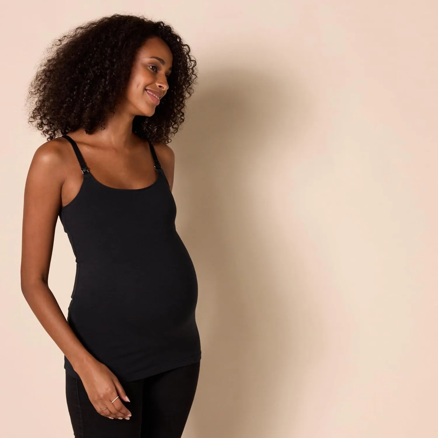 Amazon Essentials Women's Maternity Nursing Friendly Camisole, Pack of 2
