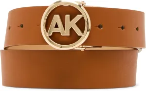 Anne Klein Women's Solid Reversible Pant Belt