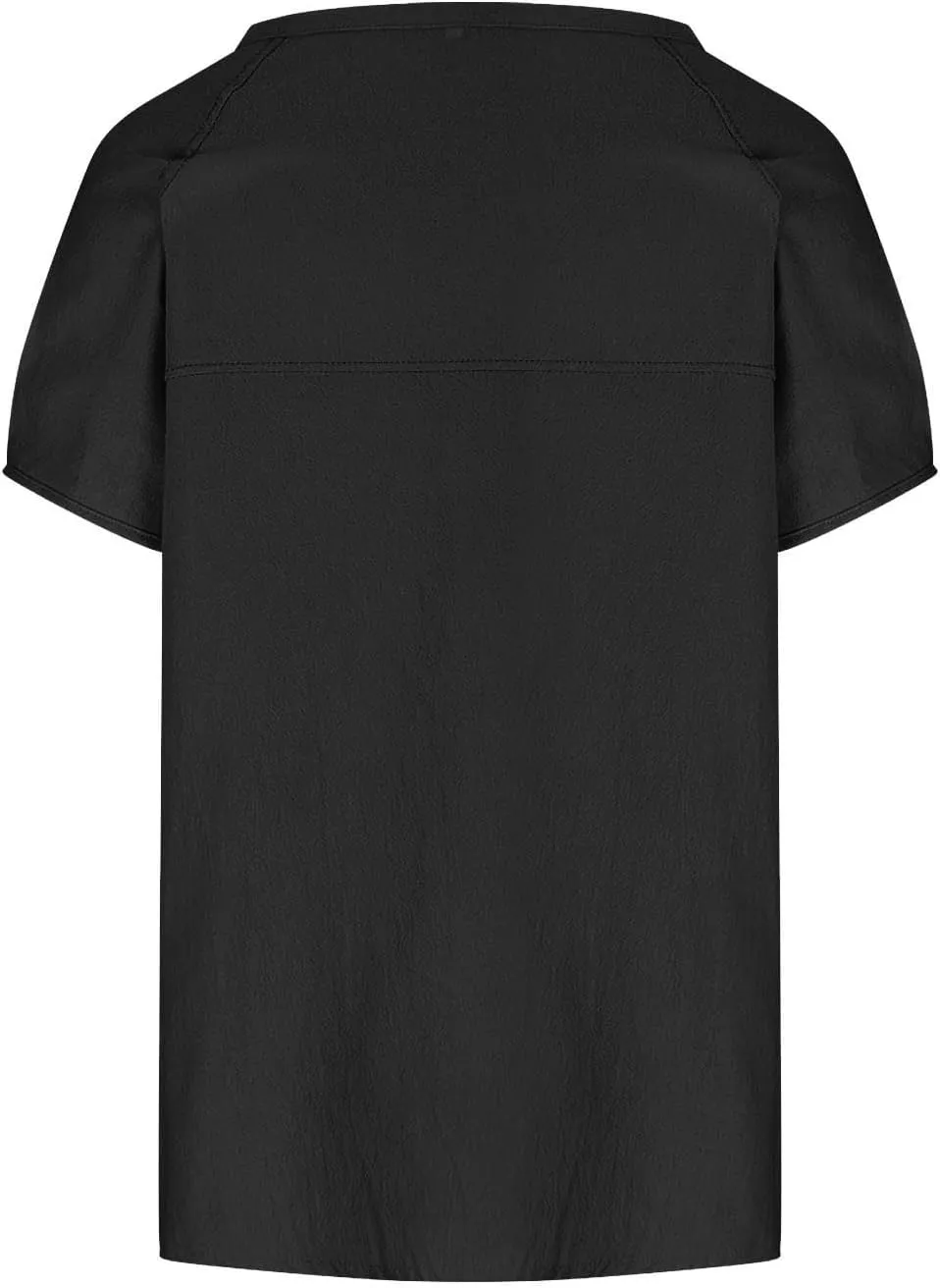Babydoll Tops for Women 2024 Summer Short Sleeve Crewneck Oversized T Shirts Casual Loose Fit Flare Tunics