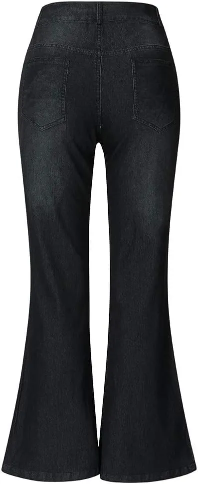 Bell Bottom Jeans for Women High Waisted Flare Jeans with Classic Wide Leg Denim Pants