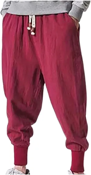 Big and Tall Cargo Pants for Men Sweatpants for Men Fit Combat Cargo Pants Elastic Waist Hiking Bottoms Jogging Pants