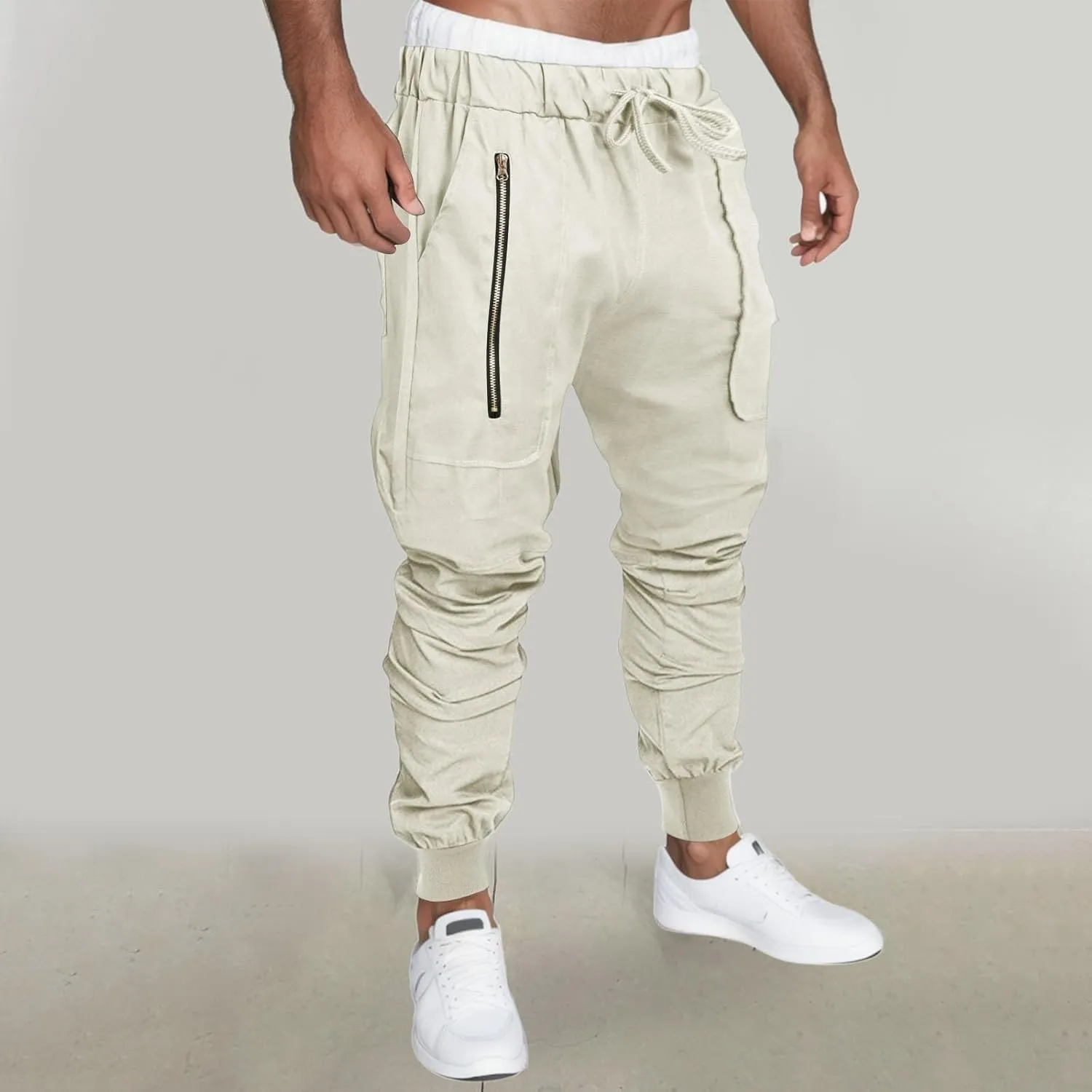 Big and Tall Cargo Pants for Men Sweatpants for Men Pants Water Resistant Outdoor Hiking Work Pants Men's Cargo Pants