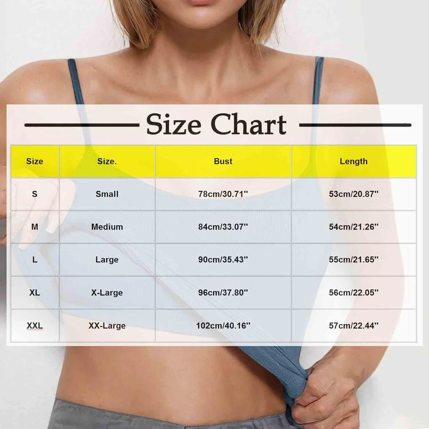Camisole Tops for Women Built in Bra Adjustable Spaghetti Strap Ribbed Tank Top Casual Summer Padded Cami Shirts