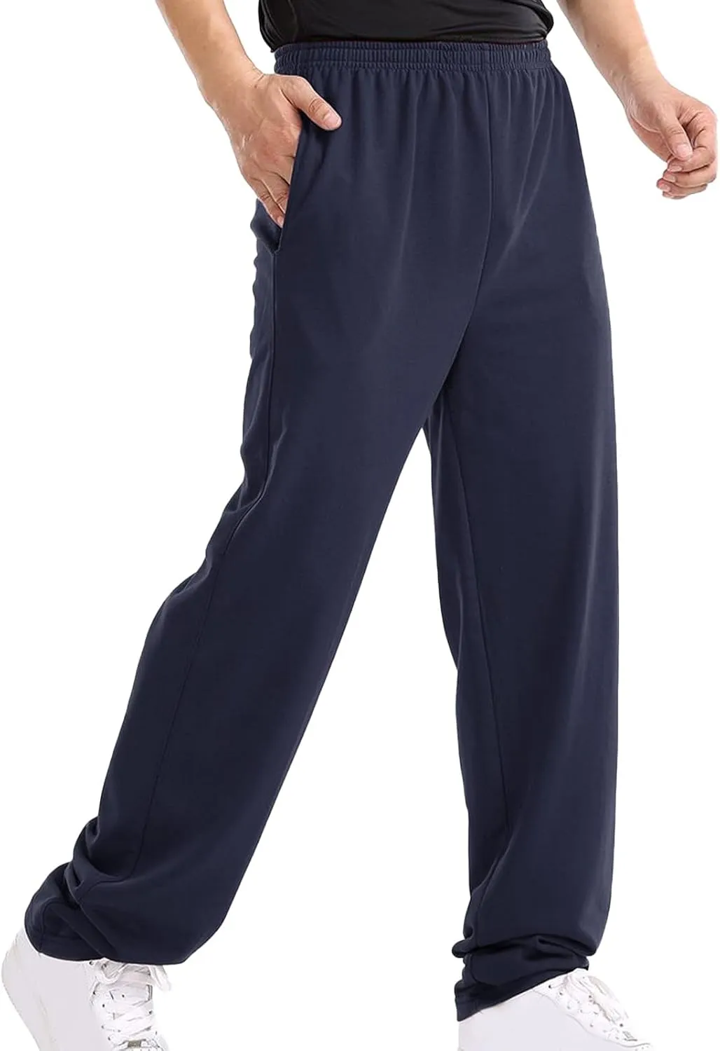 Cargo Pants for Men Big and Tall Pants Sports Casual Jogging Trousers Lightweight Hiking Work Pants Outdoor Pant Blue
