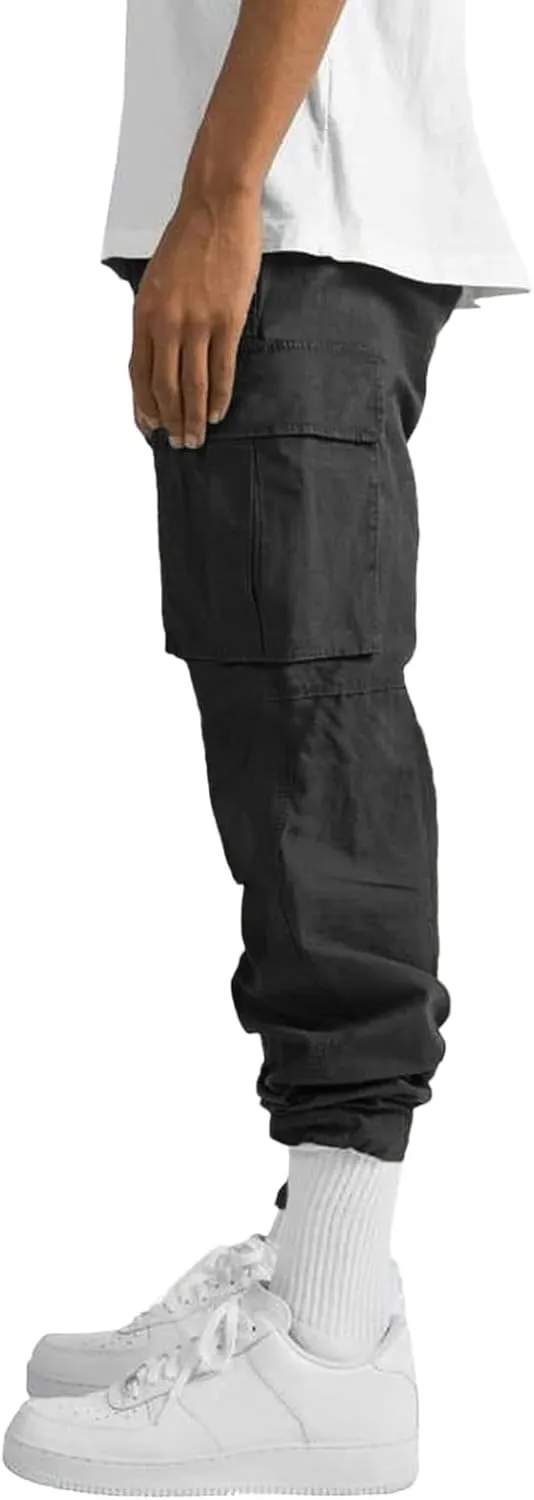Cargo Pants for Men Relaxed Fit Slim Striped Workout Casual Tapered Sweatpants Men's Pants Casual Cargo Men's Jogger