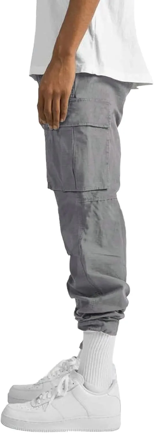 Cargo Pants for Men Relaxed Fit Slim Striped Workout Casual Tapered Sweatpants Men's Pants Casual Cargo Men's Jogger