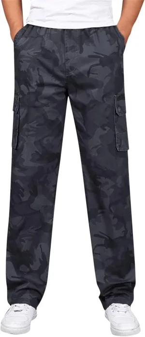 Cargo Pants for Men Relaxed Fit Tapered Sweatpant Casual Athletics Jogger Mens Casual Pants Mens Lounge Pants Fashion