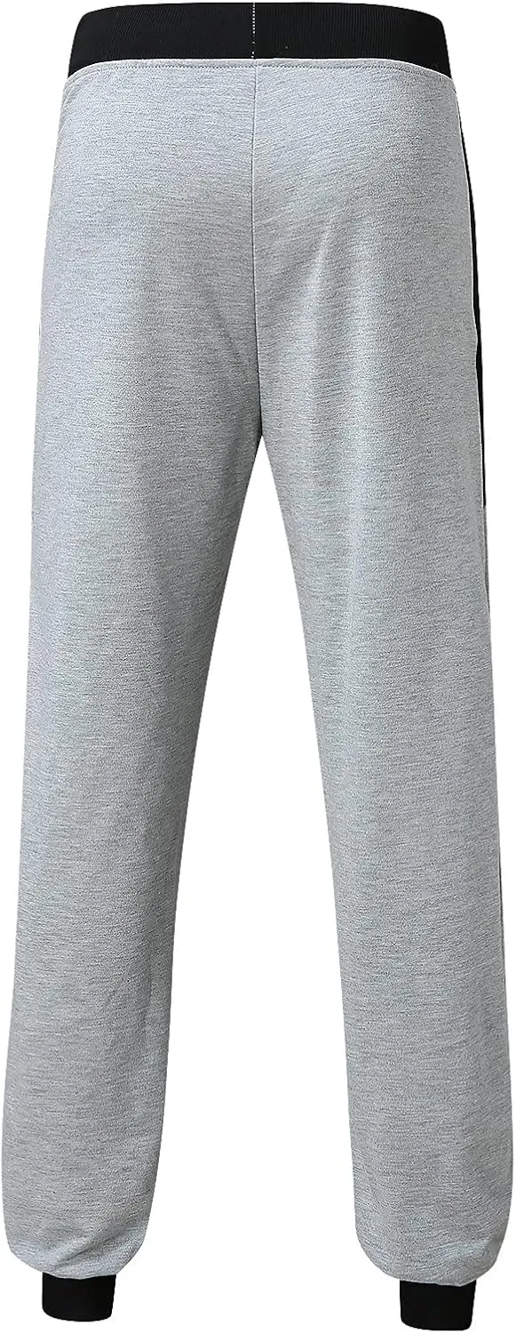Cargo Sweatpants for Men Mens Lounge Pants Joggers Warm Fleece Heavyweight Gym Athletic Running Track 5 Pocket Winter