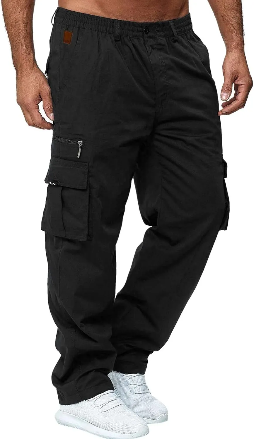 Cargo Sweatpants for Men Mens Lounge Pants Pants Sports Casual Jogging Trousers Lightweight Hiking Work Pants Outdoor