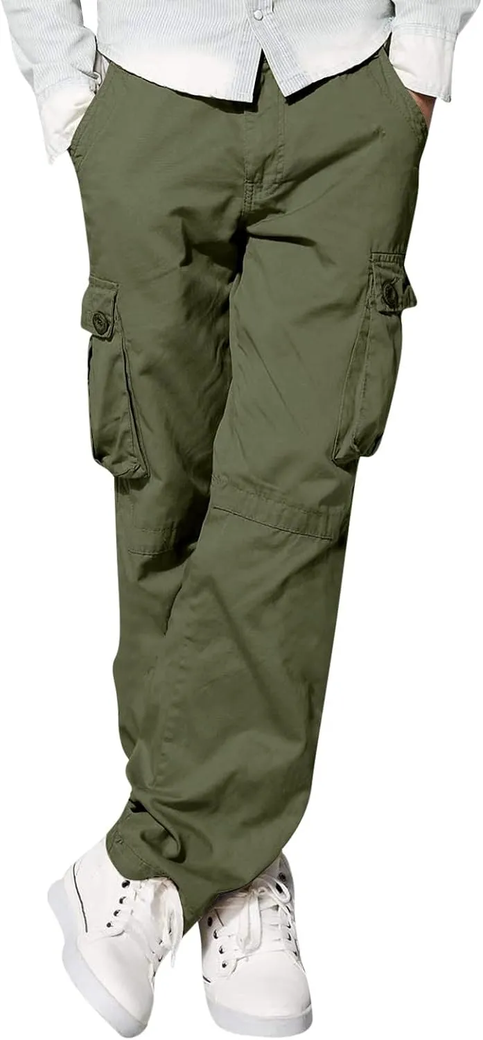 Cargo Sweatpants for Men Mens Lounge Pants Pants Work Pants Loose Fit Lightweight Workwear Casual Cargo Pull On Pants
