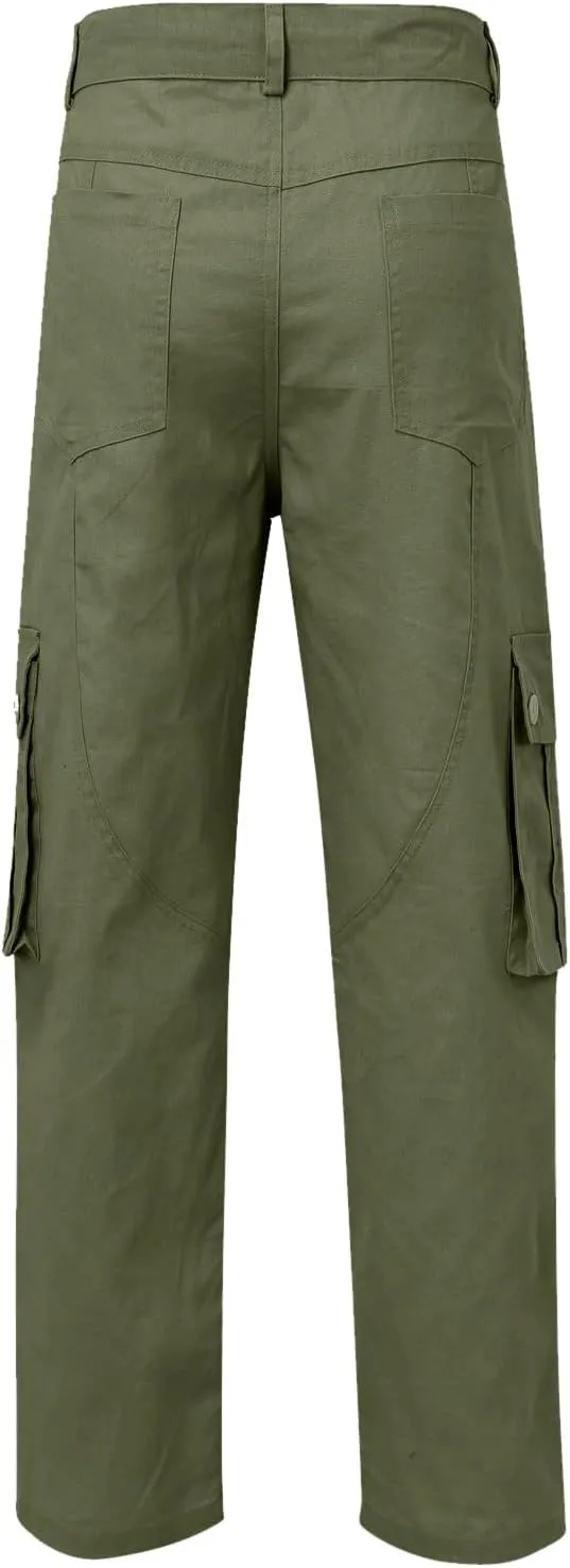 Cargo Sweatpants for Men Mens Lounge Pants Pants Work Pants Loose Fit Lightweight Workwear Casual Cargo Pull On Pants