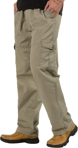 Cargo Sweatpants for Men Mens Lounge Pants Sweatpants Pant with Zipper Pockets Tapered Athletic Joggers Track Workout