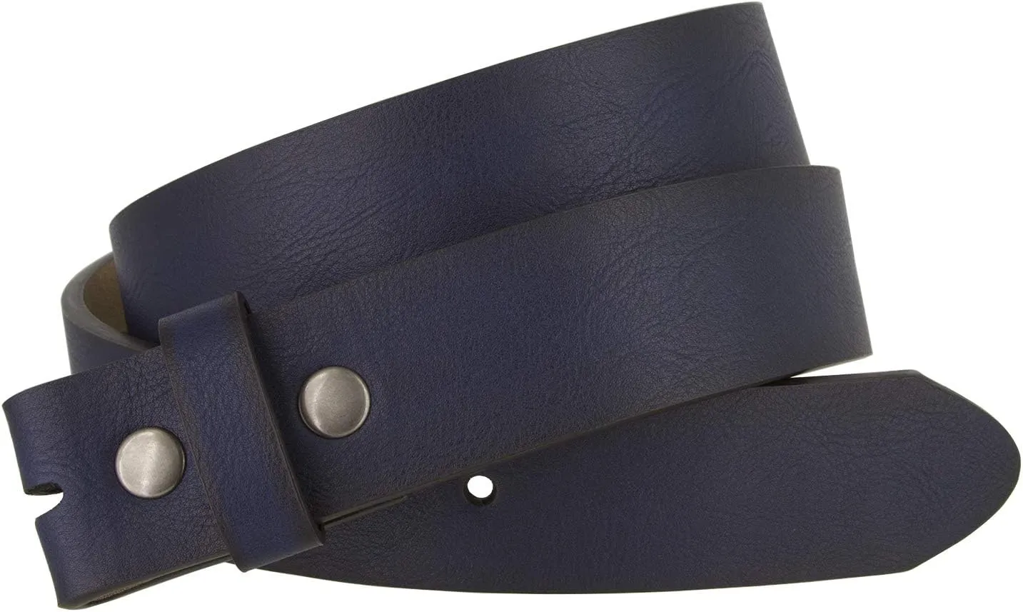 Casual Vegan Replacement Leather Belt Strap 1 1/2" Wide