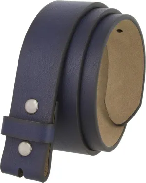 Casual Vegan Replacement Leather Belt Strap 1 1/2" Wide