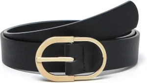 Earnda Womens Belts for Jeans Faux Leather Strap