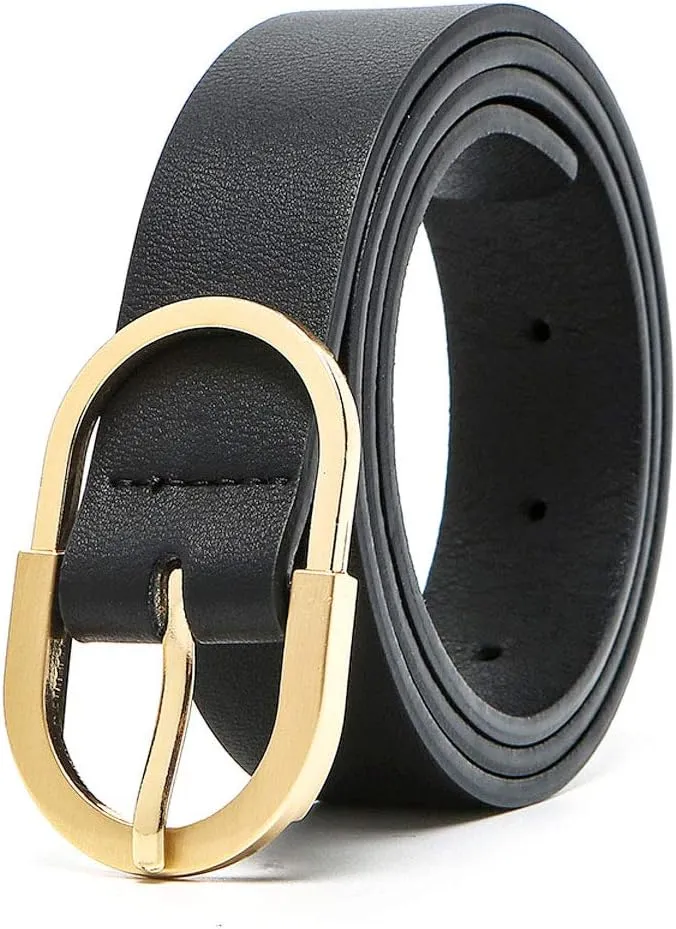 Earnda Womens Belts for Jeans Faux Leather Strap