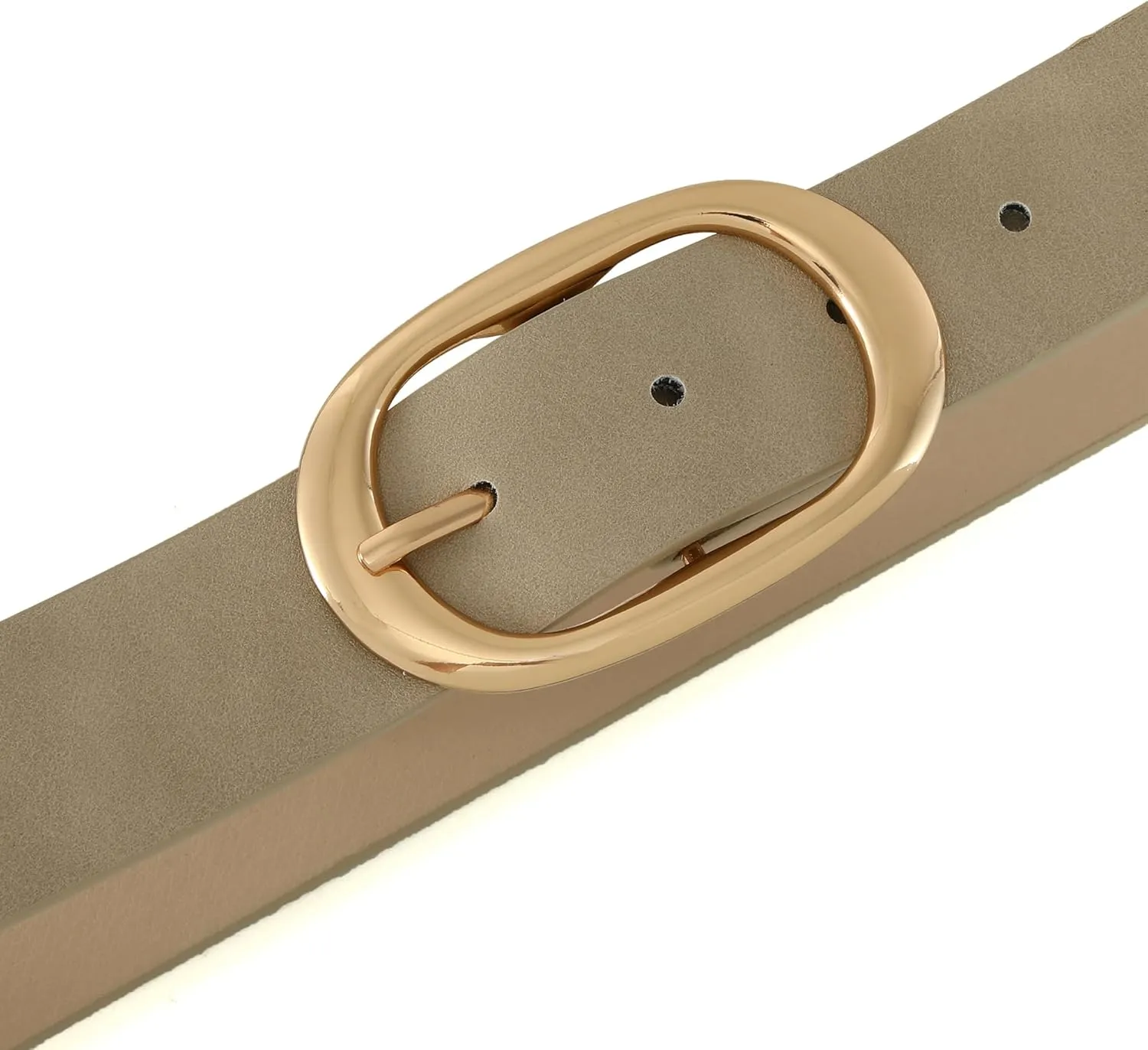 Fashion Women's Faux Leather Belts Ladies Waist Belt with Pin Buckle for Jeans Pants 1.26" Width
