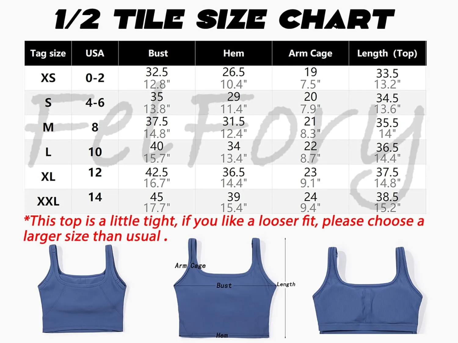 FelFory Longline Sports Bra Ribbed Tank Top for Women Medium Support Workout Tops Sport Bra Padded Crop Top Fitness Yoga