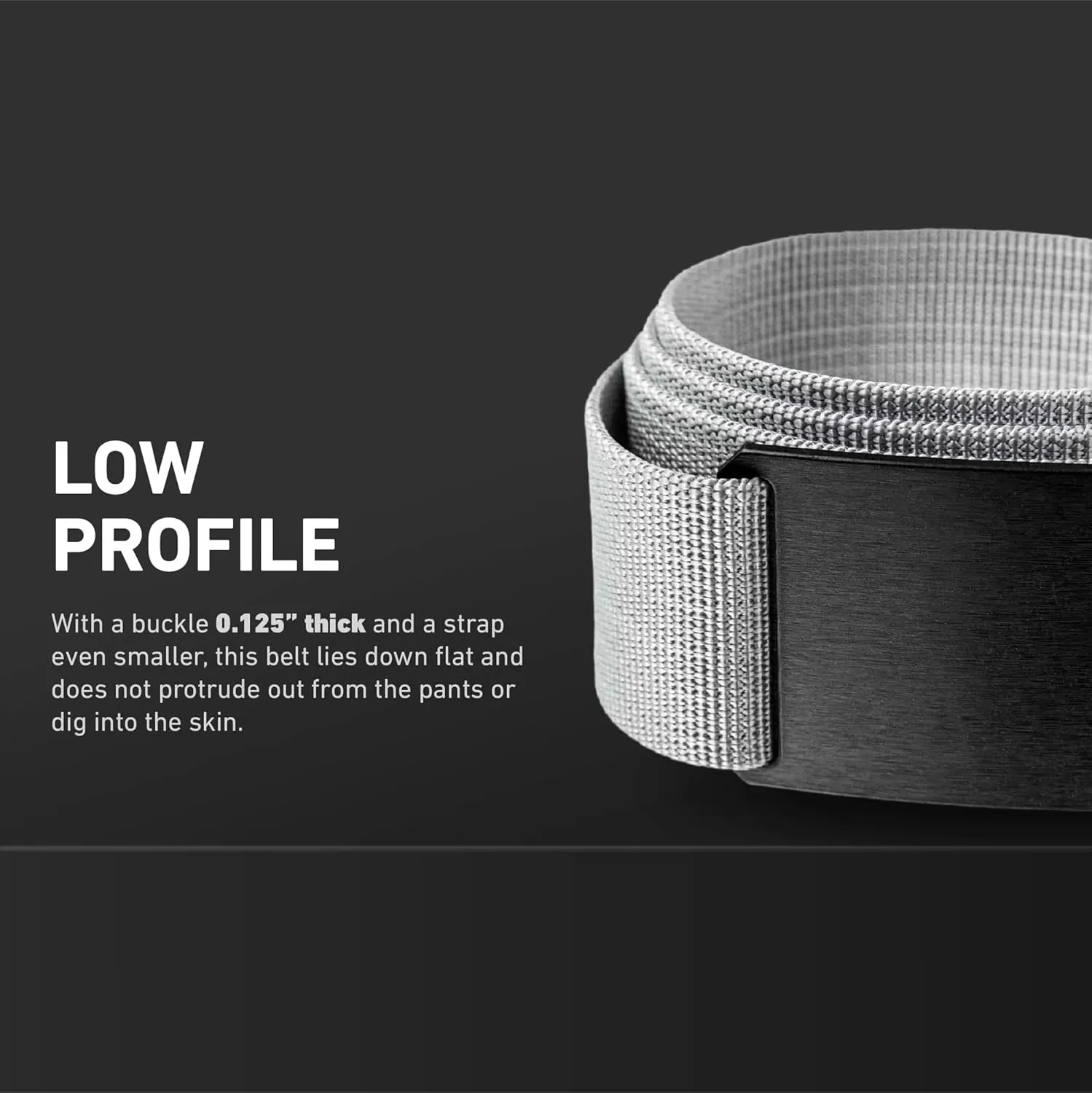GRIP6 Ninja Belt: Durable Belts for Men & Women, Versatile Nylon Tactical Belt for Work, Golf, Casual & Outdoor Use