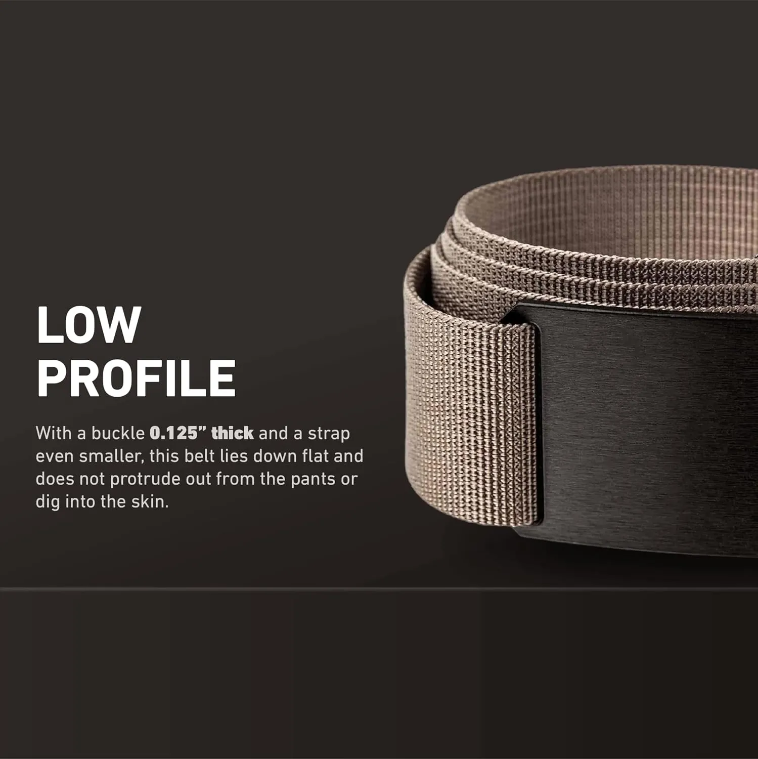 GRIP6 Ninja Belt: Durable Belts for Men & Women, Versatile Nylon Tactical Belt for Work, Golf, Casual & Outdoor Use
