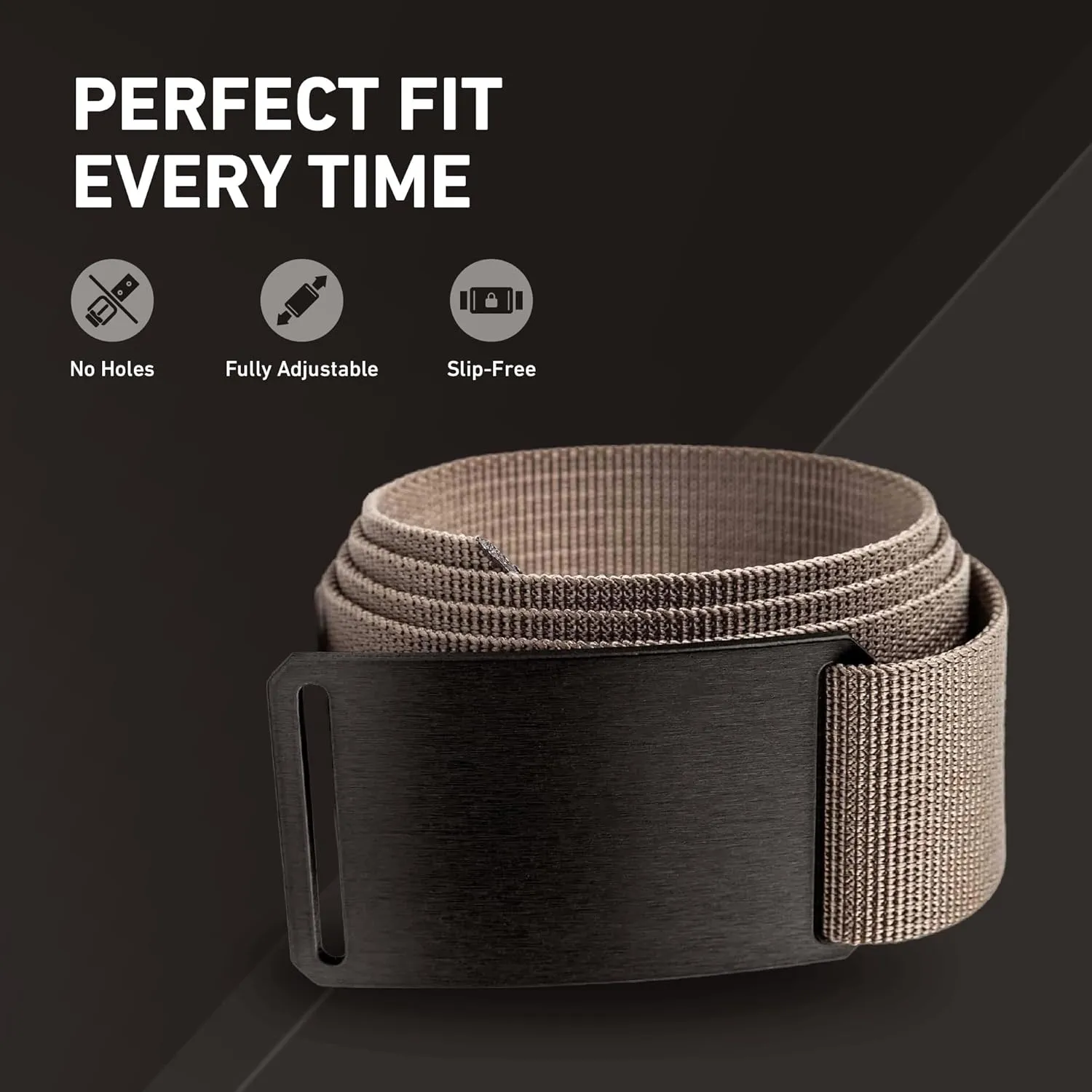 GRIP6 Ninja Belt: Durable Belts for Men & Women, Versatile Nylon Tactical Belt for Work, Golf, Casual & Outdoor Use