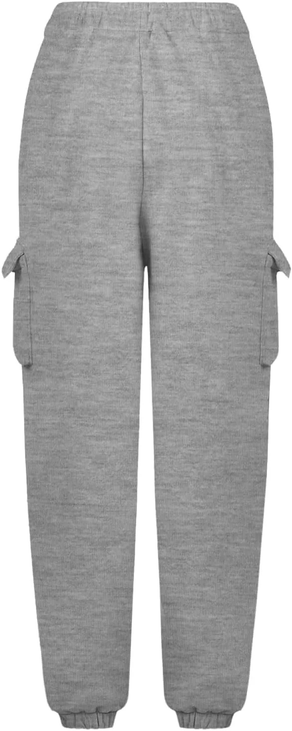 Hands Jogger for Women Comfortable Relaxed Fit Sweatpant Running Hiking Jogger High Waisted Trousers Pant Pockets