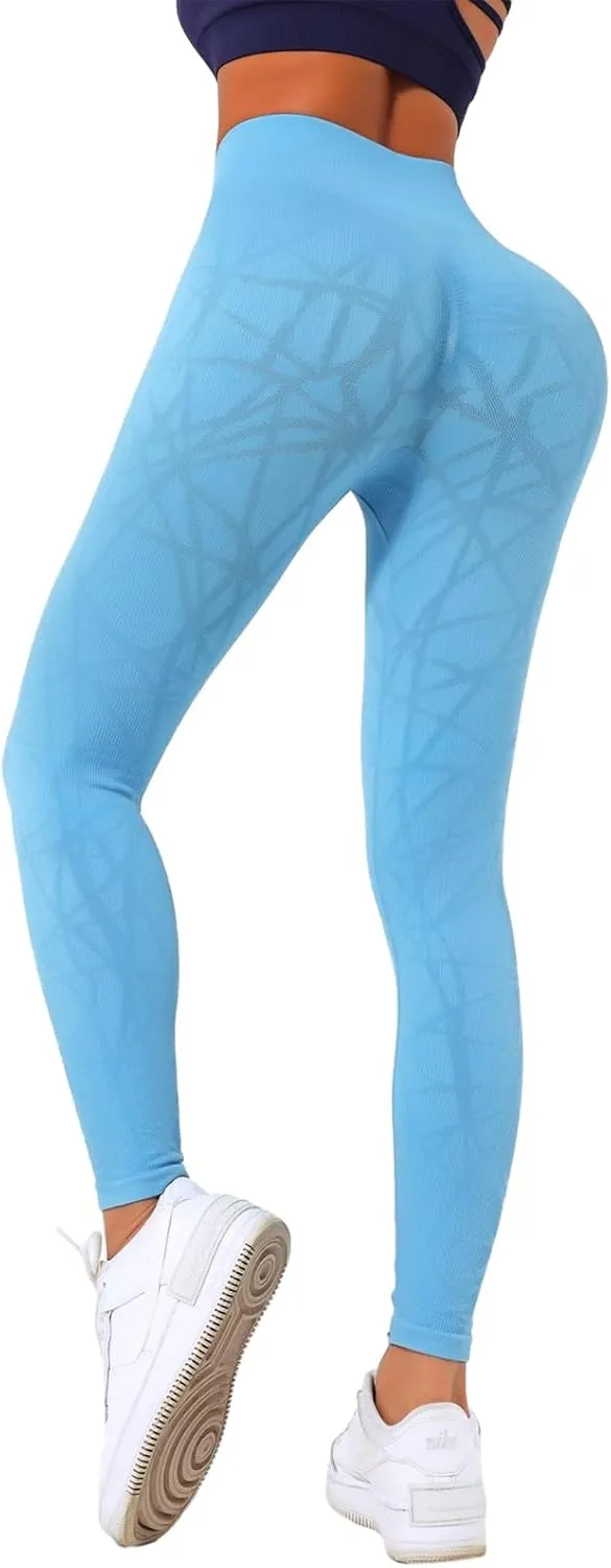 High Waisted Leggings for Women Workout Yoga Leggings Tummy Control Pants Workout Yoga Pants for Gym