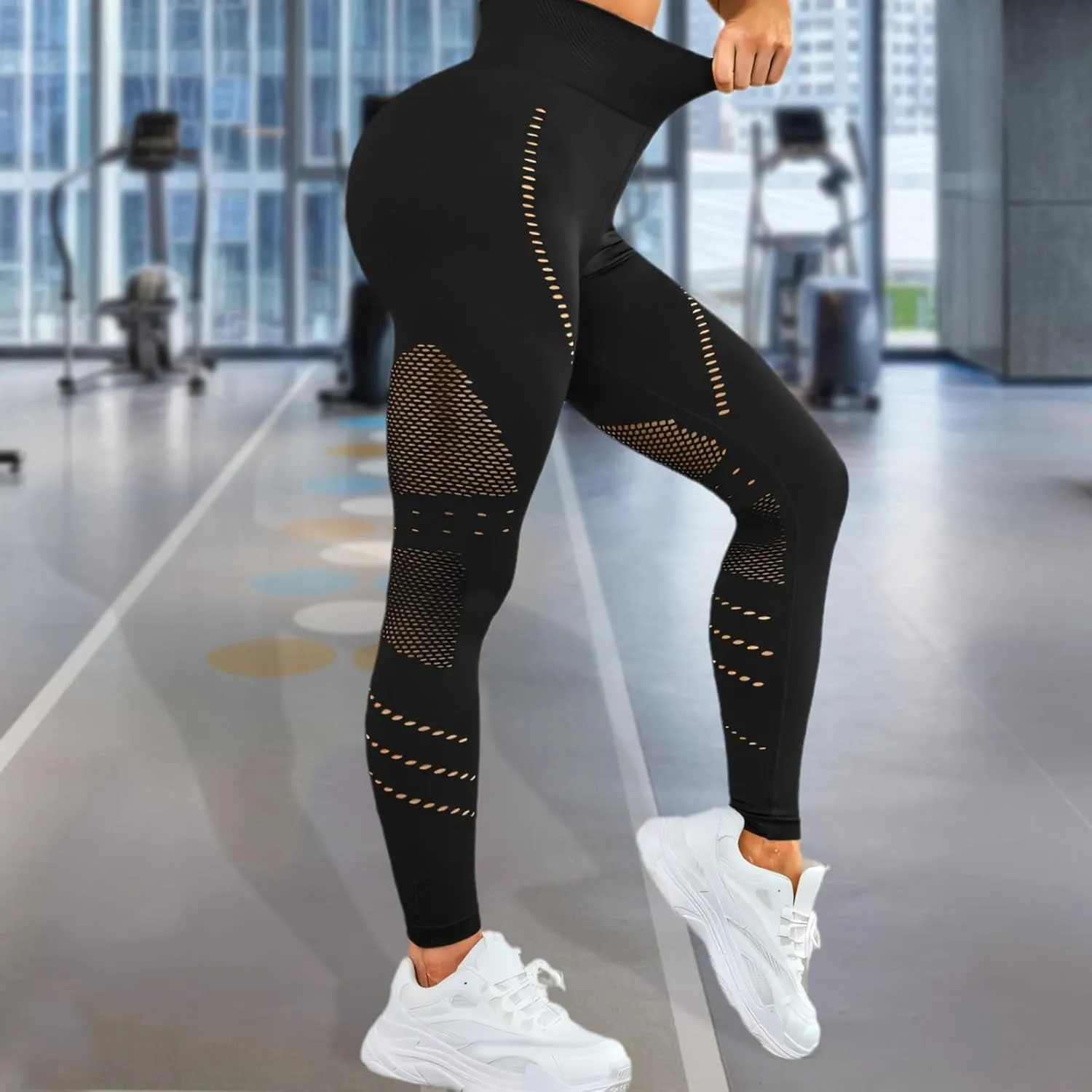 High Waisted Leggings for Women Workout Yoga Leggings Tummy Control Pants Workout Yoga Pants for Gym