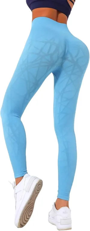 High Waisted Leggings for Women Workout Yoga Leggings Tummy Control Pants Workout Yoga Pants for Gym