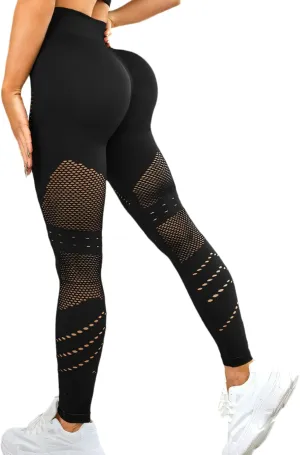High Waisted Leggings for Women Workout Yoga Leggings Tummy Control Pants Workout Yoga Pants for Gym
