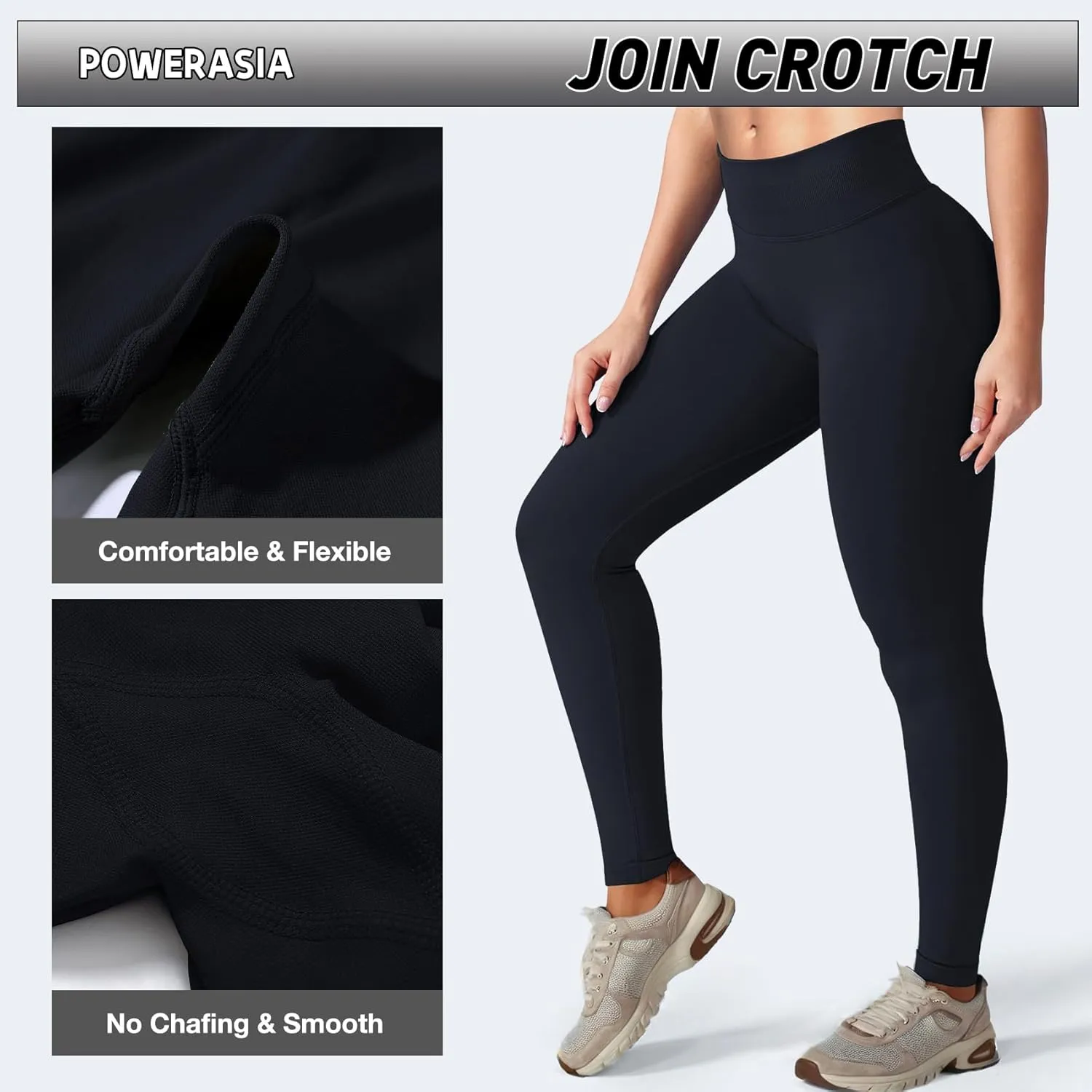 Impact Hidden Scrunch Butt Leggings for Women Mid Low Waist Gym Workout Legging Tummy Control Booty Lifting Yoga Pants