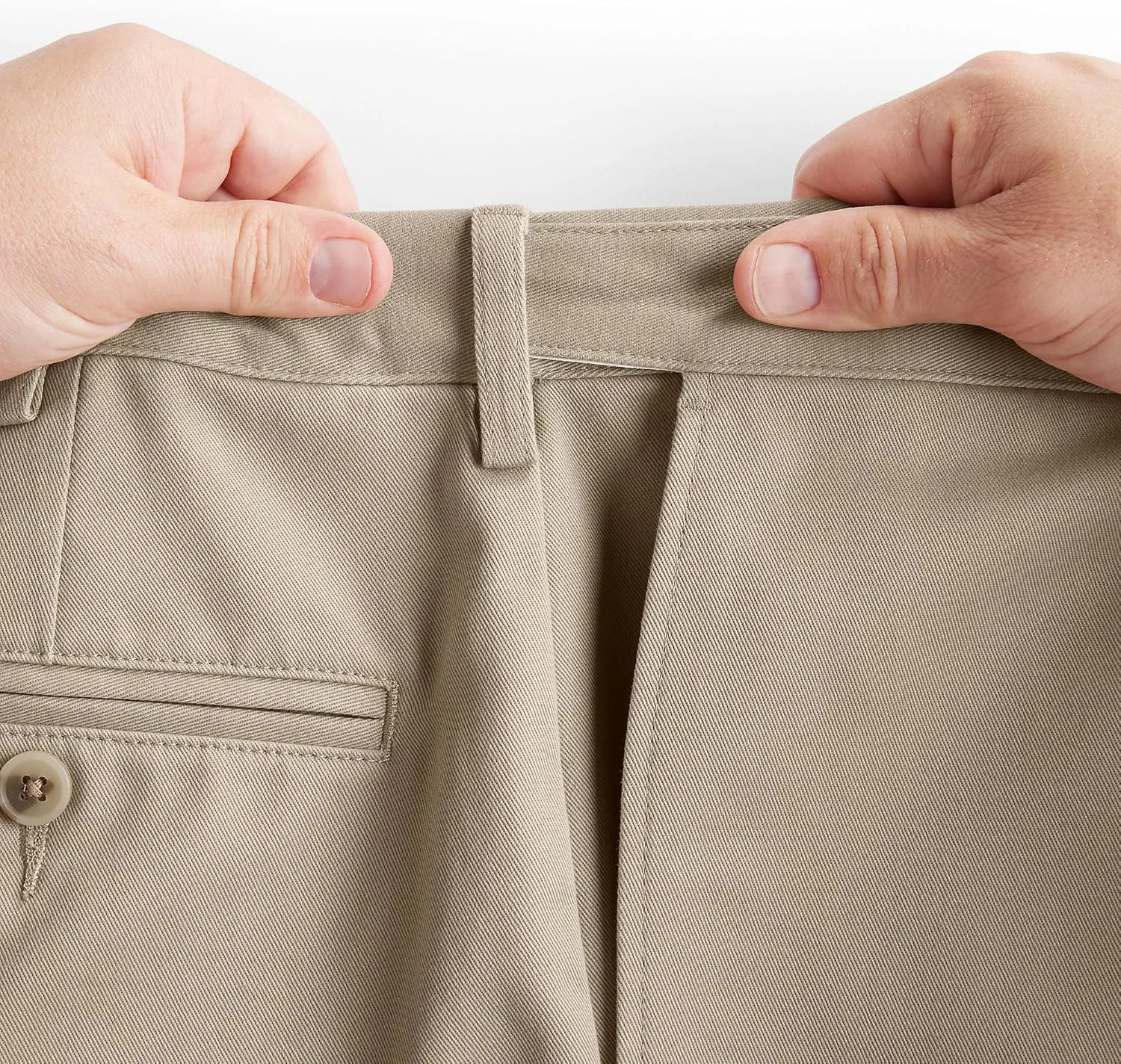 Lands' End Men's Comfort Waist 9" No Iron Chino Shorts