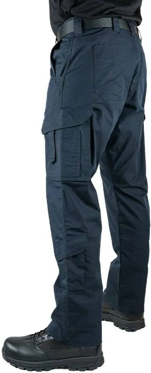LAPG Men's Stretch EMS Pants, Tactical EMT Uniform Cargo Pants, Multi-Pockets, Work Utility Pants for Men
