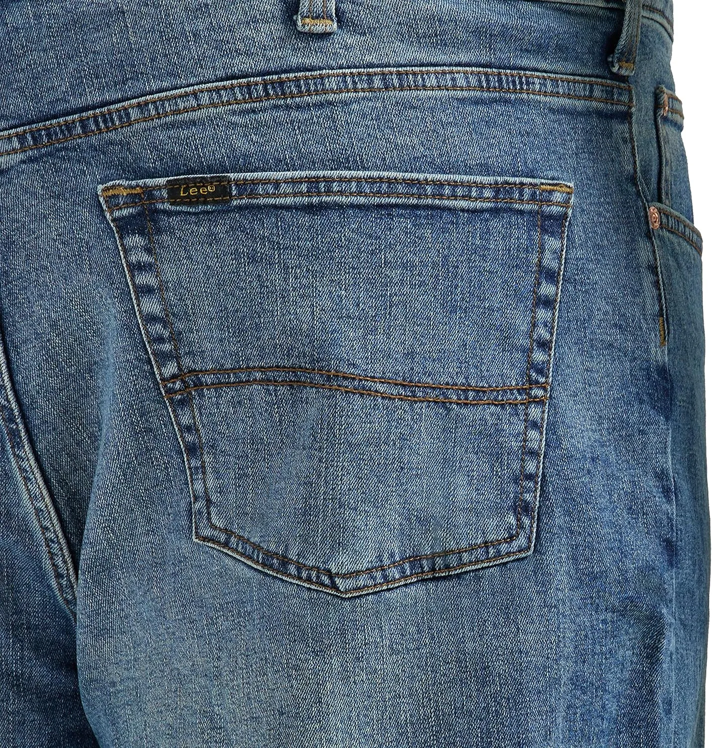 Lee Men's Big & Tall Custom Fit Loose Straight Leg Jean