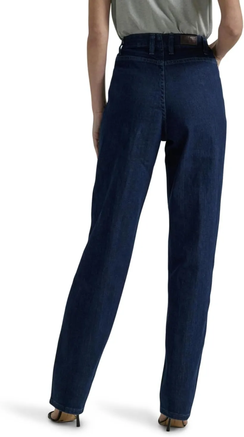 Lee Women's Relaxed Fit Side Elastic Tapered Leg Jean