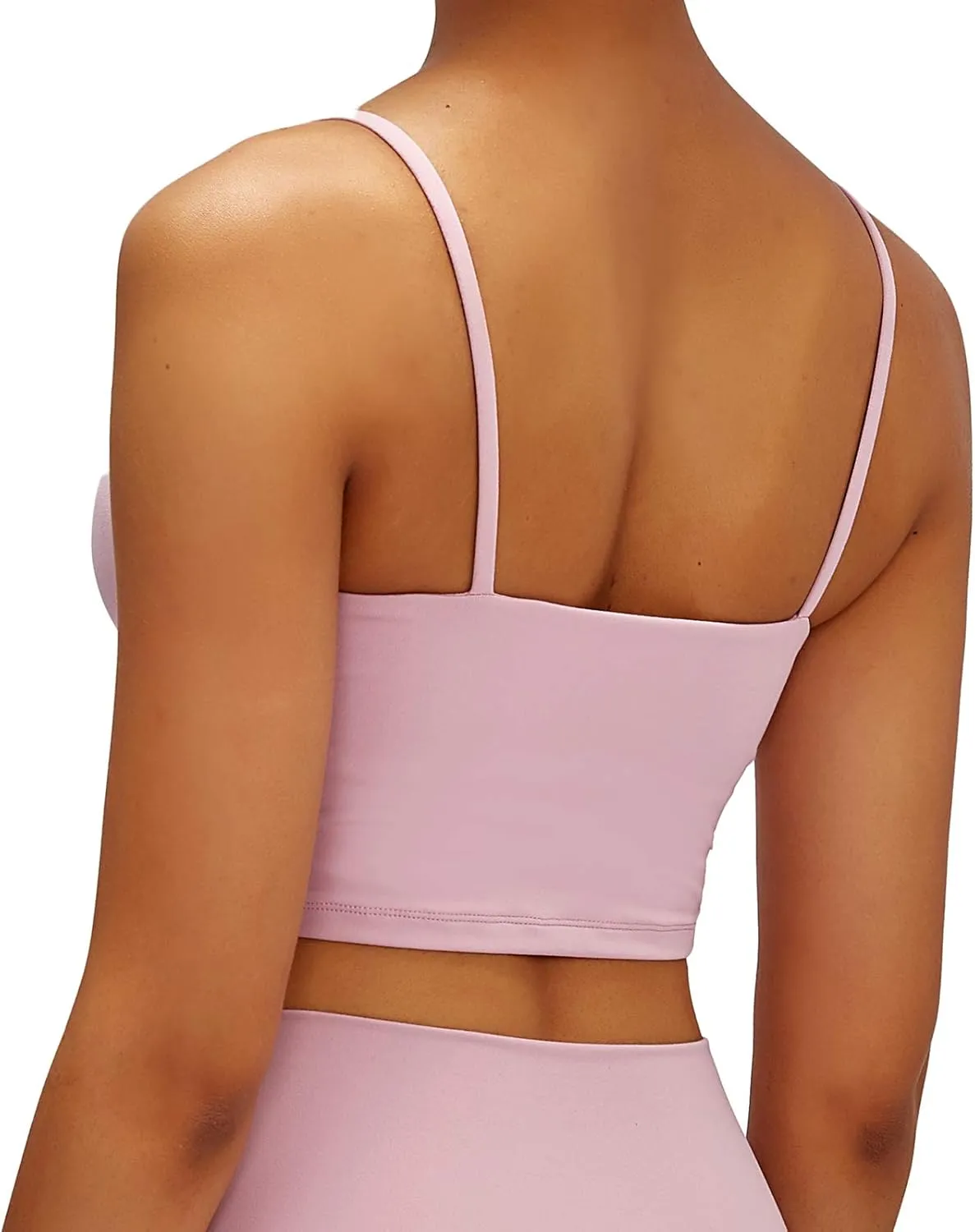 Lemedy Women Padded Sports Bra Fitness Workout Running Shirts Yoga Tank Top