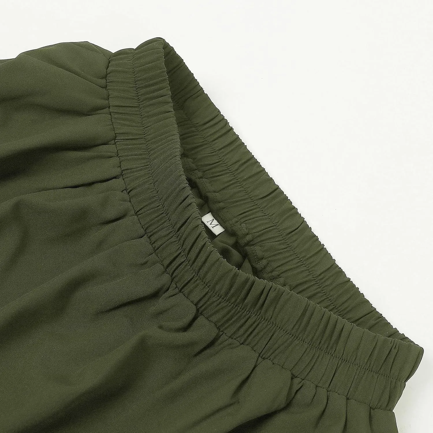 Maxi Skirt for Women Summer Boho Elastic High Waist Pleated A-Line Flowy Ruffle Table Skirts for Rectangle Tables 8ft