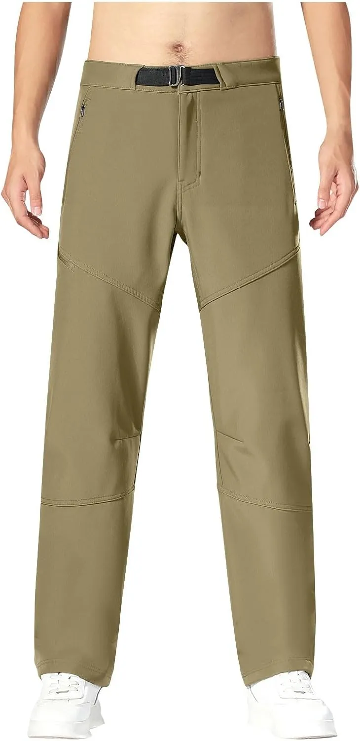 Men's Casual Sports Pants Loose Fit Elastic Waist Patchwork Sweatpants Pants Lightweight Solid Straight Trousers