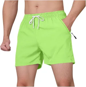Mens Performance Shorts Quick Dry Drawstring Shorts for Sports Running or Training(Available in Plus Size)