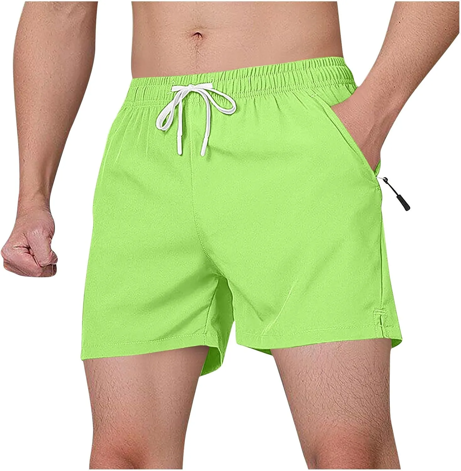 Mens Performance Shorts Quick Dry Drawstring Shorts for Sports Running or Training(Available in Plus Size)