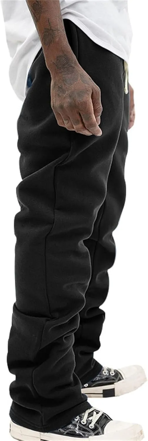 Men's Relaxed Fit Sweatpants Mens Fashion Joggers Sports Pants Casual Cotton Cargo Pants Gym Sweatpants Work Pants