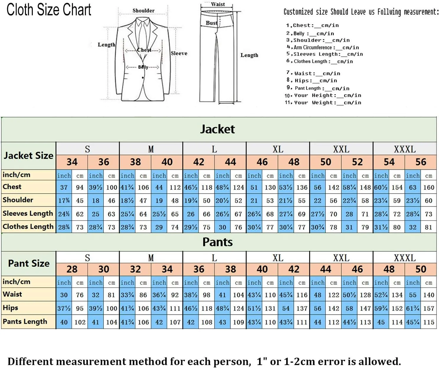 Mens Tailored Fit Chinese Tunic Suit 2 Pieces Slim Fit Formal Prom Blazer Sets with Trousers