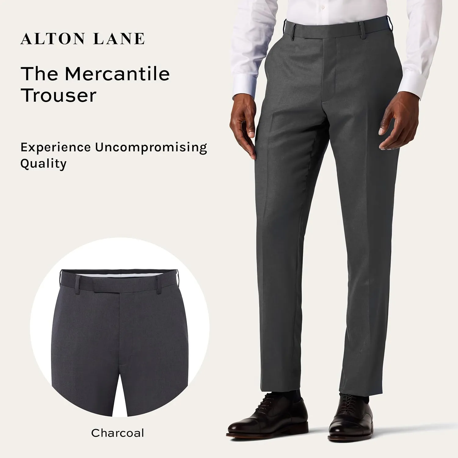 Mercantile Trouser Tailored Fit - Premium Quality Suit Pants for Men, Stylish and Elegant Formal Suit for Men