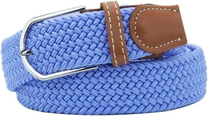 Mixed Color Woven Stretch Braided Belts for Men and Women Fashion Elastic Belts