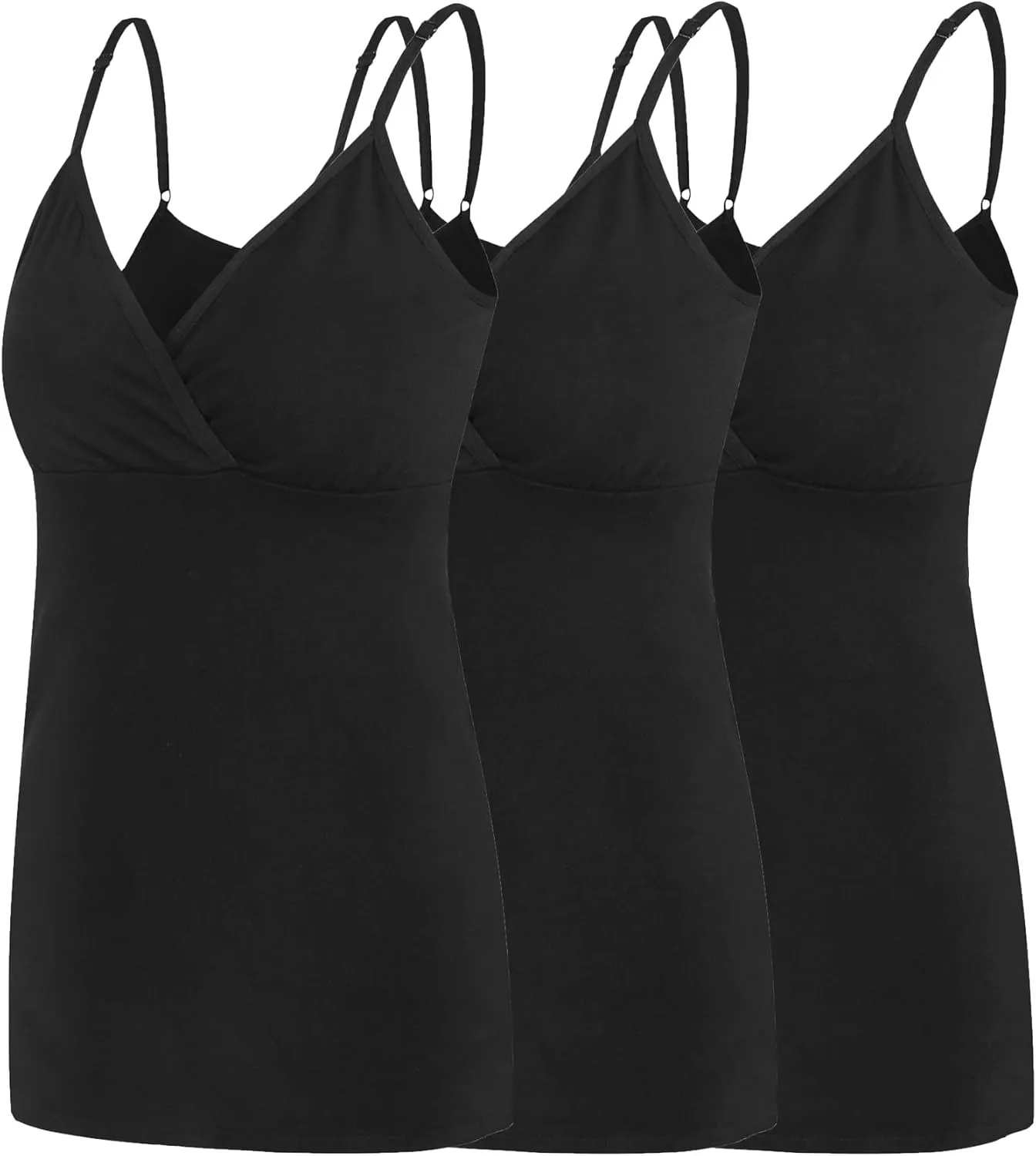 Nursing Tops Tank Shirt Cami Sleep Bra for Maternity and Breastfeeding