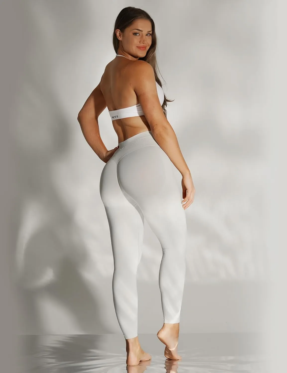 NVS Workout Leggings for Women Scrunch Seamless Impact Leggings High Waisted Tummy Control Butt Lifting Gym Yoga Pants