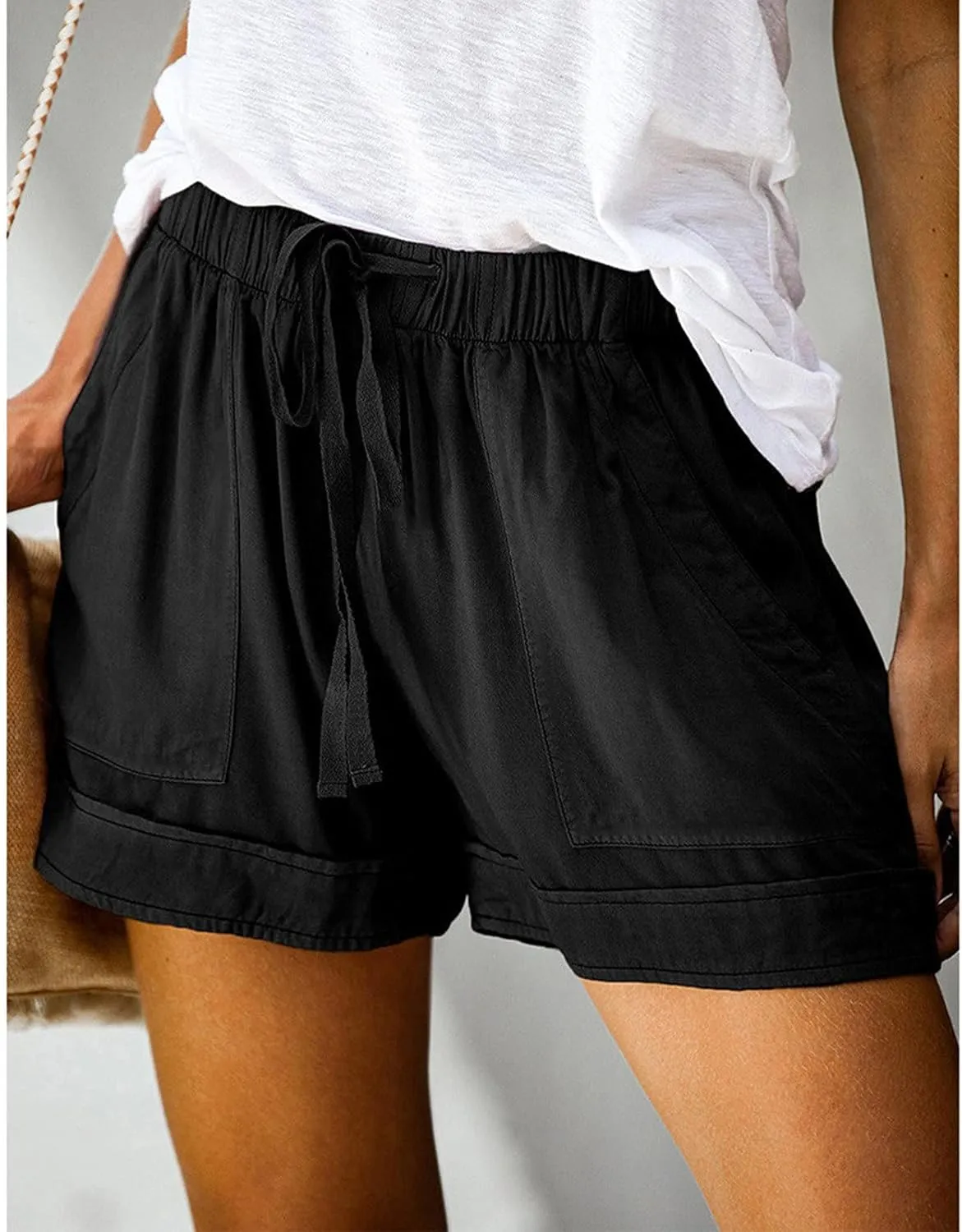 Plus Size Shorts Casual Striped Shorts Pocket Pants Plus Size Shorts Gym Shorts Womens Blue Jean Swim Shorts Women