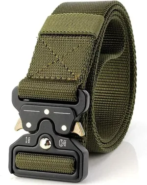 Q&Q ESSENTIALS Mens Tactical Belt Nylon Hunting Belts Hiking Belt for Men with Quick Release Belt