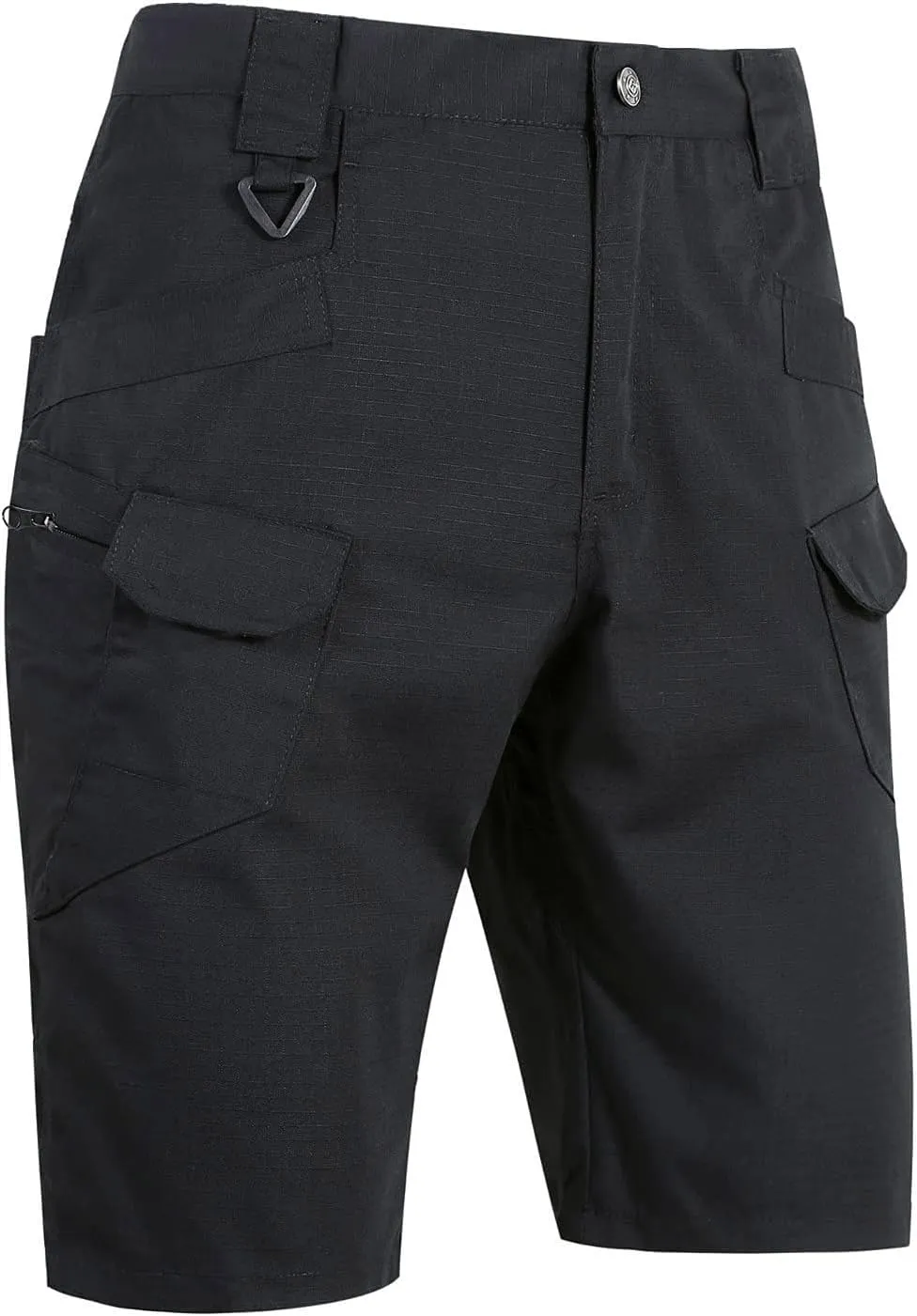 RTRDE Men's Casual Outdoor Shorts Elastic Waist Lightweight Water Resistant Quick Dry Fishing Hiking Shorts, S-5XL